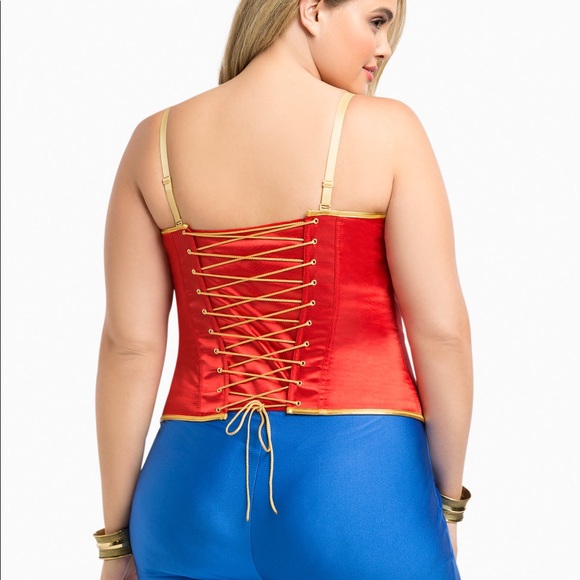Wonder Woman Halloween Costume Corset - Picture 3 of 5